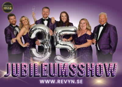 Eskilstunarevyn ”Jubileumsshow”, 31 dec – 3 feb
