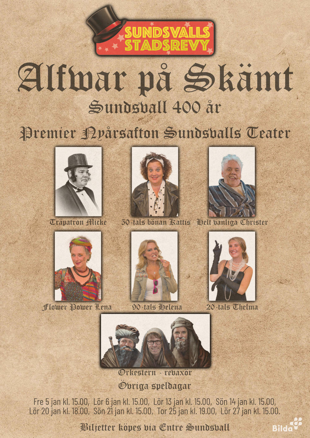 Alfwar på Skämt Affisch