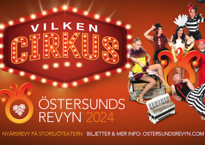 Östersundsrevyn ”Vilken cirkus”, 5 jan – 10 feb